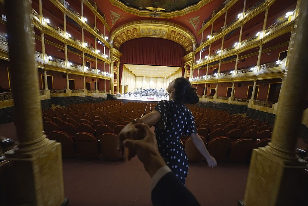 Interior del Teatro Degollado en Guadalajara